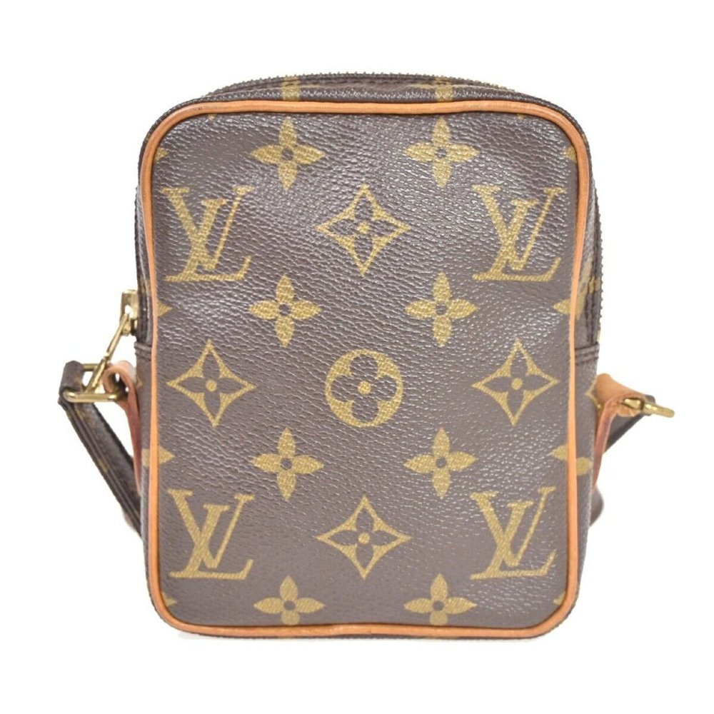 LOUIS VUITTON Mini Danube Shoulder Bag Monogram Leather